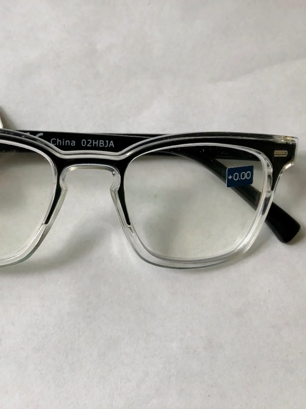 New Black & Clear Unisex Peepers Blue Light Filter Glasses‎ +0.00